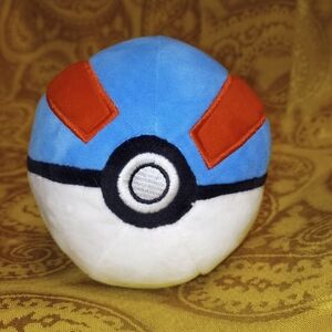 NWOT Jazwares Pokémon Great Pokéball Plush Toy 5"